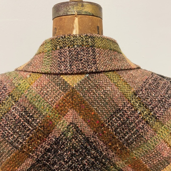 Beautuful PAULE VASSEUR Plaid Wool Blazer - Picture 8 of 10